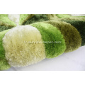 Polyester Silk Shaggy avec tapis de tapis design 3D